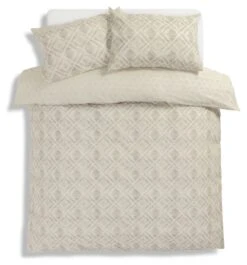 Habitat Cotton 200TC Geo Silver & Cream Bedding Set - Single 11 Habitat Cotton 200TC Geo Silver & Cream Bedding Set - Single -Home Sales Store 9629152 R Z002A