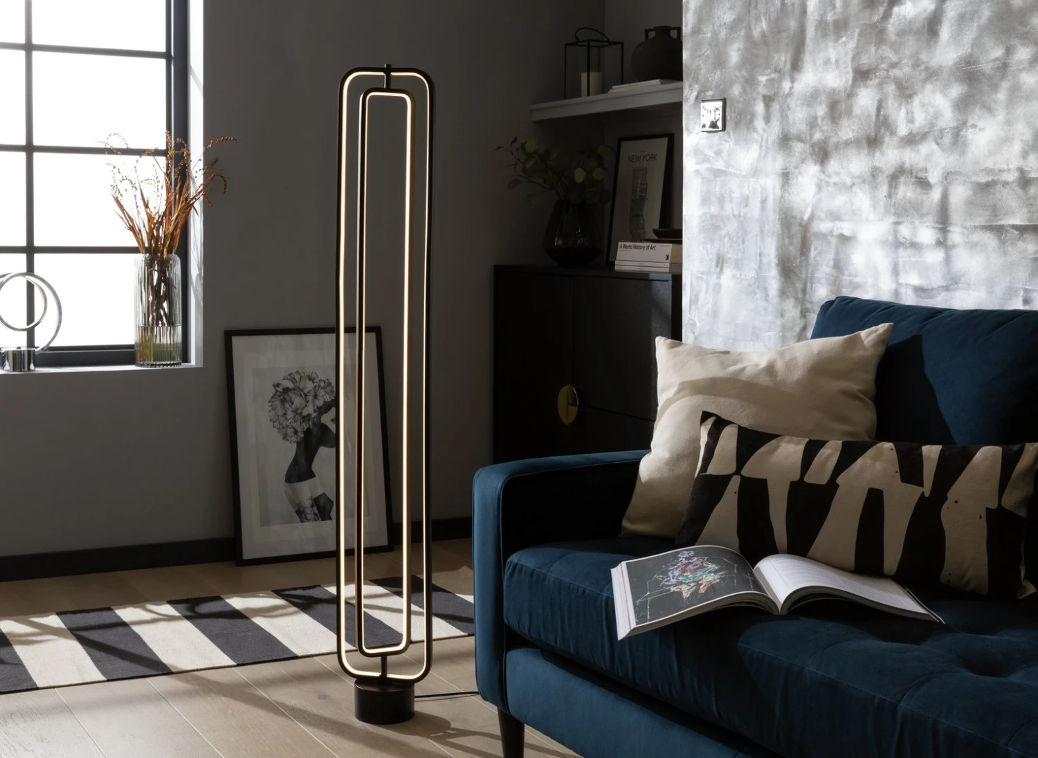 Habitat Sio LED Floor Lamp - Black 11 Habitat Sio LED Floor Lamp - Black - Image 9