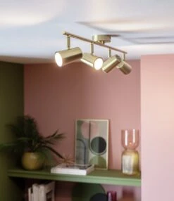 Habitat Este 4 Light Spot Light - Brass -Home Sales Store 9633722 R Z002C