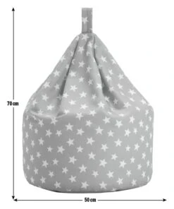 Habitat Kids Grey Stars Bean Bag -Home Sales Store 9644199 R E001