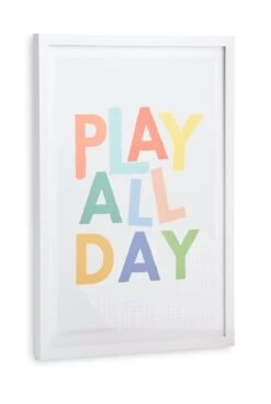 Habitat Kids Play Slogan Framed Wall Art - 31x43cm -Home Sales Store 9650781 R Z002A