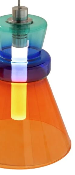 Habitat Vivian Glass LED Ceiling Light - Multicoloured -Home Sales Store 9694022 R Z002A